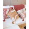 Coussins en coton avec pompons