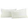 Coussins brodés en coton