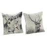 Cotton cushion with Deer design