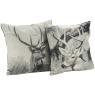 Cotton cushion with Deer design
