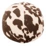 Coussin boule imitation vache