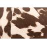 Coussin boule imitation vache