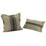 Set of 2 cotton and flex cushions.