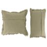 Set of 2 cotton and flex cushions.