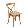 Chair seat made of cotton and flex