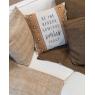 Cushions made of cotton and flex