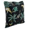 Coussin en coton noir