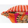 Coussin en coton orange
