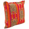 Coussin en coton orange