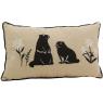 Coussin en lin et coton