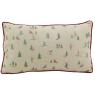 Linen and cotton pillow