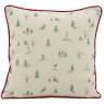 Linen and cotton pillow