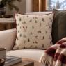 Coussin en lin et coton