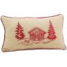Linen and cotton pillow