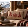 Coussin en lin et coton