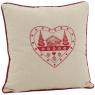 Linen and cotton pillow