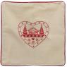 Linen and cotton pillow