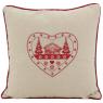 Linen and cotton pillow