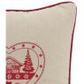 Linen and cotton pillow