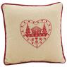 Linen and cotton pillow