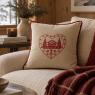 Coussin en lin et coton