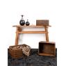 Recycled wood console table