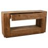 Recycled pine console table