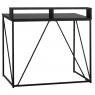 Metal and wood console tables