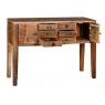 Recycled wood console tables