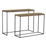 Set of 2 console tables