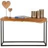 Console table in metal