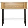 Console table in slatted MDF