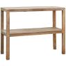 Console en bois recyclé blanchi