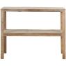 Console en bois recyclé blanchi