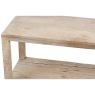 Console en bois recyclé blanchi