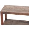 Console en bois recyclé.