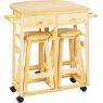 Rubberwood dining set