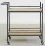 Kitchen trolley in metal