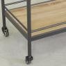 Kitchen trolley in metal