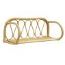 Natural rattan shelf