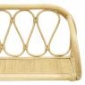 Natural rattan shelf