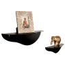 Metal shelves