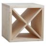 Natural spruce wood cabinet 1 shelf