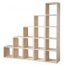 Natural spruce wood cabinet 1 shelf