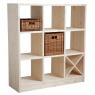 Spruce wood cabinet 9 boxes