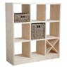 Spruce wood cabinet 9 boxes