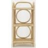 Rattan shelf