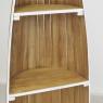 Shelves in mahogany wood