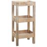Etagère en bois blanchi recyclé