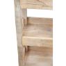 Etagère en bois blanchi recyclé